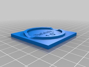 wood disk holder laser engraving diy engraver laserengraver disc 3d print model - Mito3D