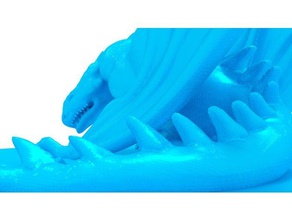 rpg buz ejderhası yaratıklar blender d&d dnd ejderha icewing minyatür mini proje rol yapma sutherland tabeltop kanatları ateş 3d print model - Mito3D
