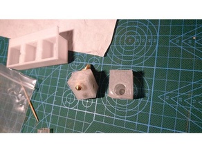 los moldes de la preservación del calor manga uso e3d bloque calentamiento Impresora 3d accesorios hotend molde silicona 3d print model - Mito3D