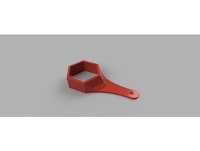 bbs clé des outils à main de la roue molette 3d print model - Mito3D