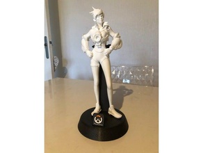 overwatch tracer stand toy & game accessories 3d print model - Mito3D