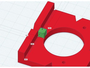 euro concealed hinge drill template remix tools 3d print model - Mito3D