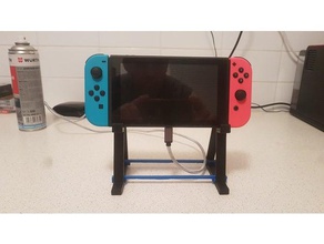 nintendo switch mount toys & games dock stand table 3d print model - Mito3D