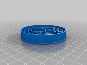 cookie cutter fk eng kitchen & dining test print 3d print model - Mito3D