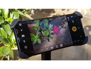 personalizable smartphone trípode titular samsung s8 iphone 8 más de la cámara galaxia el pie teléfono soporte para montaje en 3d print model - Mito3D