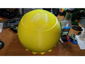 giant spherical iris box mechanical toys mechanism preassembled supportless 3d print model - Mito3D