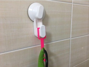 air-dryer holder ikea suction cup + air dryer bathroom fusion 360 hairdryer 3d print model - Mito3D