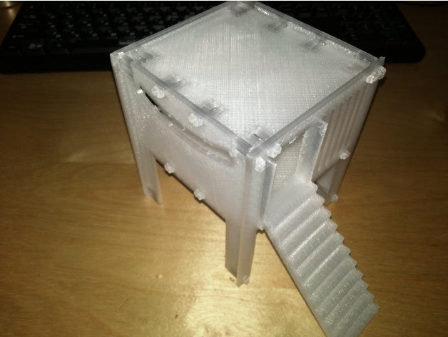 hamster maison les animaux de compagnie le 3D print model - Mito3D