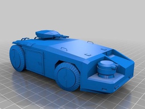 apc aliens 3d printing alien car movie tank 3d print model - Mito3D