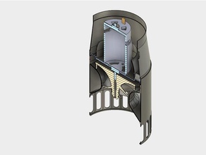 kompresör bıçaksız fan mühendislik 3d print model - Mito3D