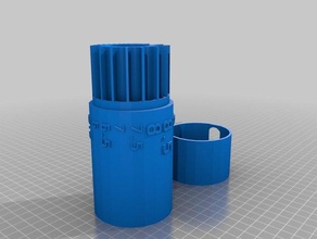 drill holder 19 pcs tools 3d print model - Mito3D