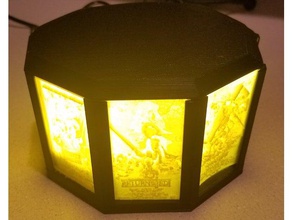 star wars cartaz lithopane lâmpada sinais e logotipos a arte disney jedi lithophane o filme 3d print model - Mito3D