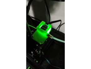 cr-10s nema 17 filament sensor mount 3d printer accessories 3d print model - Mito3D