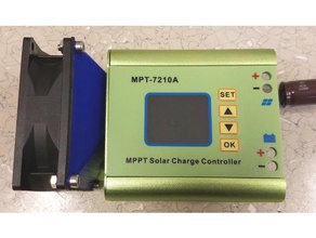 mpt-7210a 80mm 40 milímetros fã do adaptador eletrônica 3d print model - Mito3D