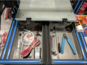 cr-10 storage tray dividers 3d printer accessories creality parts 3d print model - Mito3D