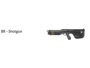 br-shotgun video games battle rifle gun halo shotgun 3d print model - Mito3D