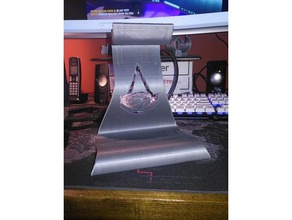 assassin's creed origine headphone stand organizzazione assassins le cuffie titolare 3d print model - Mito3D