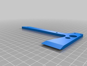 throwing axe 3d-drucken 3d print model - Mito3D