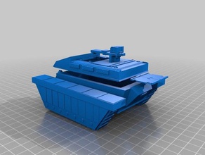 space army recovery support vehicle vehicles 3d print model - Mito3D
