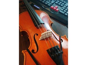 replacement violin bridge music 3dprinting acoustic printing replacementbridge 3d print model - Mito3D