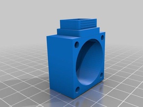 fan duct 50 30mm v6 3d printing 3d print model - Mito3D