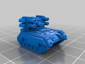 epic scale wyvern Unterdrückung tank-v2 Fahrzeuge 6mm scifi tank 3d print model - Mito3D