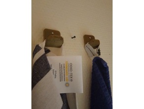 serviette crochet version améliorée les articles ménagers la salle de bains cuisine bain 3d print model - Mito3D