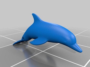 dolphin charme jóias colar pingente 3d print model - Mito3D