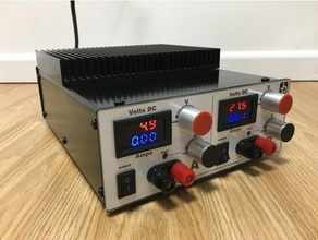 dual channel bench psu power supply linear electronics 3d print model - Mito3D