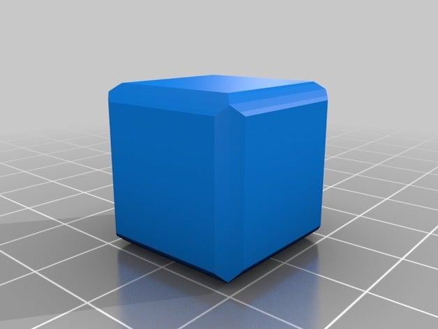 cubo redondeado La impresión en 3d nuevo herramientas utilidad de 3D print model - Mito3D