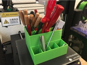 toolbox tool holders & boxes tools holder 3d print model - Mito3D