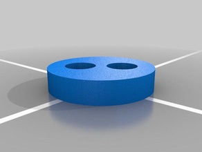 pequeño botón de 32 mm La impresión en 3d 3d print model - Mito3D