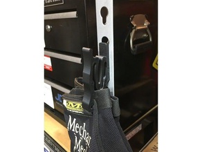 trabajo guante de clips organización garaje jardín guantes ranura chaveta mechanix 3d print model - Mito3D