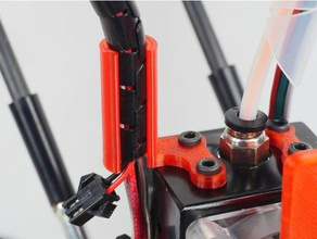 hotend cable holder anycubic kossel 3d printer accessories 3d print model - Mito3D