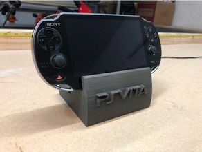 la ps vita de charge dock stand les jeux vidéo station playstation sony 3d print model - Mito3D