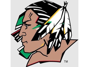 fighting sioux head signs & logos 3d print model - Mito3D
