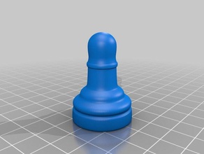 pawn chesspiece toy & game accessories 3d print model - Mito3D