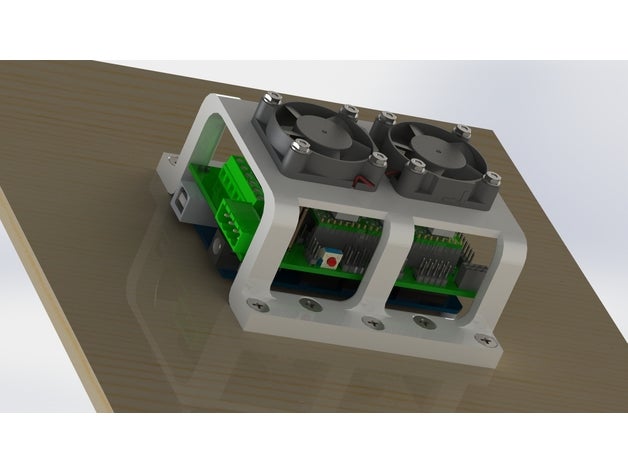 mega+ramps cooler 3d printer accessories c-bot d-bot e-bot h-bot re-d-bot redbot 3D print model - Mito3D
