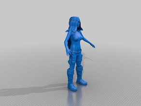 felicia Kunst Videospiel-Charakter 3d print model - Mito3D