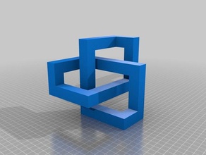cubes nœud de trèfle L'impression 3d 3d print model - Mito3D