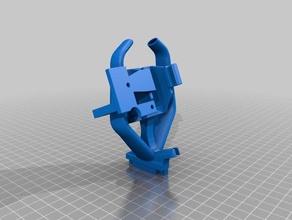 cr-10 fang bl touch mount microswiss hot end remix 3d printer parts bltouch cr10 cr10s creality fan 3d print model - Mito3D