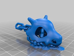 cubone llavero 3d printing 3d print model - Mito3D