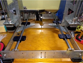p3steel eixo y pla bucha flange integrado Impressora 3d de peças 3d print model - Mito3D
