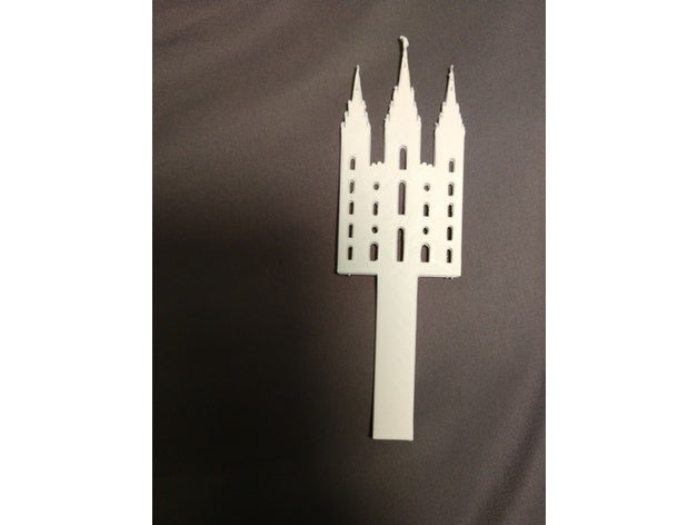 slc temple bookmark organization art book davinci mormon organizer salt lake city useful 3D print model - Mito3D