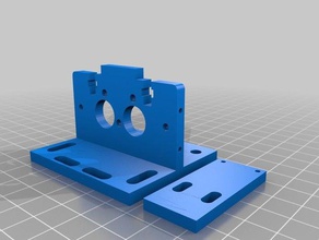 quimera montagem vertical sensor opcional Impressora 3d de peças transporte cyclops x 3d print model - Mito3D