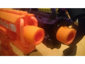 nerf muzzle cover toy & game accessories rapidstrike 3d print model - Mito3D
