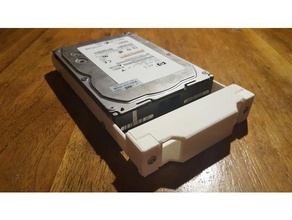 dell t410 sas disk tray computer 3d print model - Mito3D