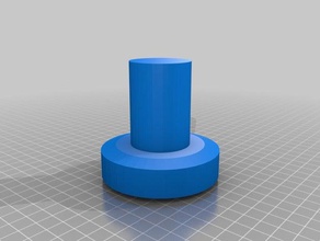 imprimir pedestal do agregado familiar projeto stand tabela 3d print model - Mito3D