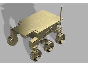 sojourner rover 3d-drucken mars 3d print model - Mito3D
