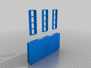 nintendo switch longer grip built game case video games 3d print model - Mito3D